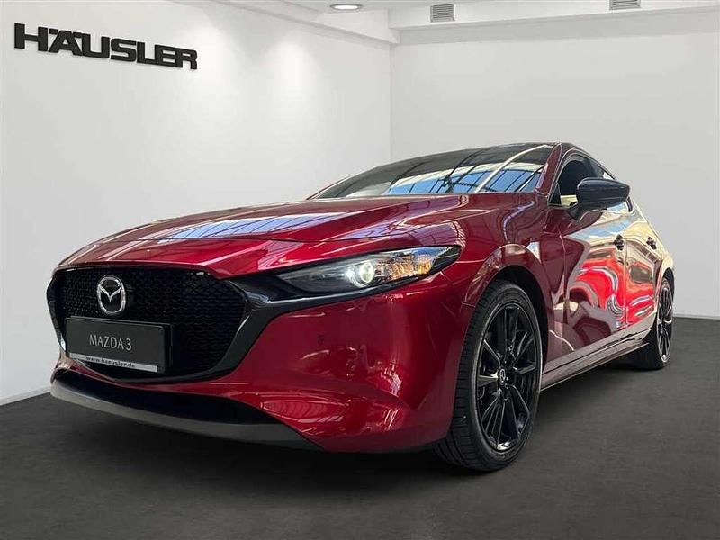 Soul red crystal Gebraucht 2025 Mazda 3 Homura-Line Limousine | 28.990 € (Fairer Preis) - Bild 1/4