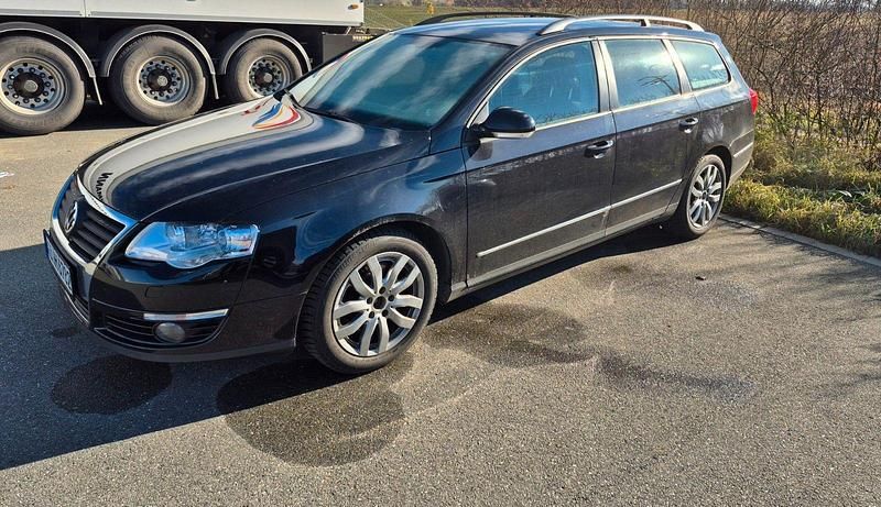 Schwarz Gebraucht 2009 VW Passat Sportline Kombi | 2.600 € (Superpreis) - Bild 1/4