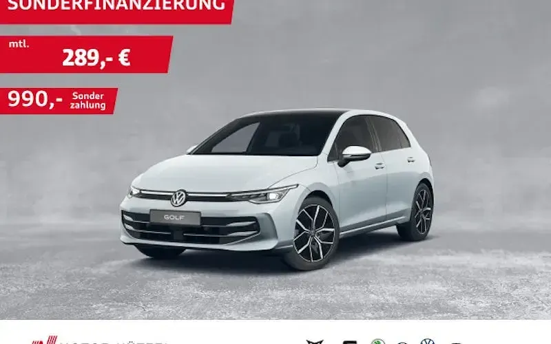 Gebraucht VW Golf VIII Edition 150 PS (110 kW) 2024 Crystal ice blue metallic Limousine