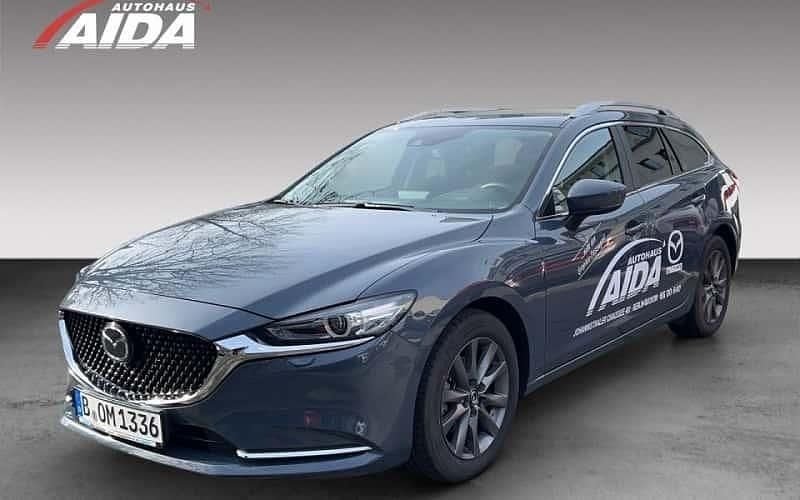 Polymetal grey Gebraucht 2023 Mazda 6 Center-Line Kombi | 28.450 € (Guter Preis) - Bild 1/4