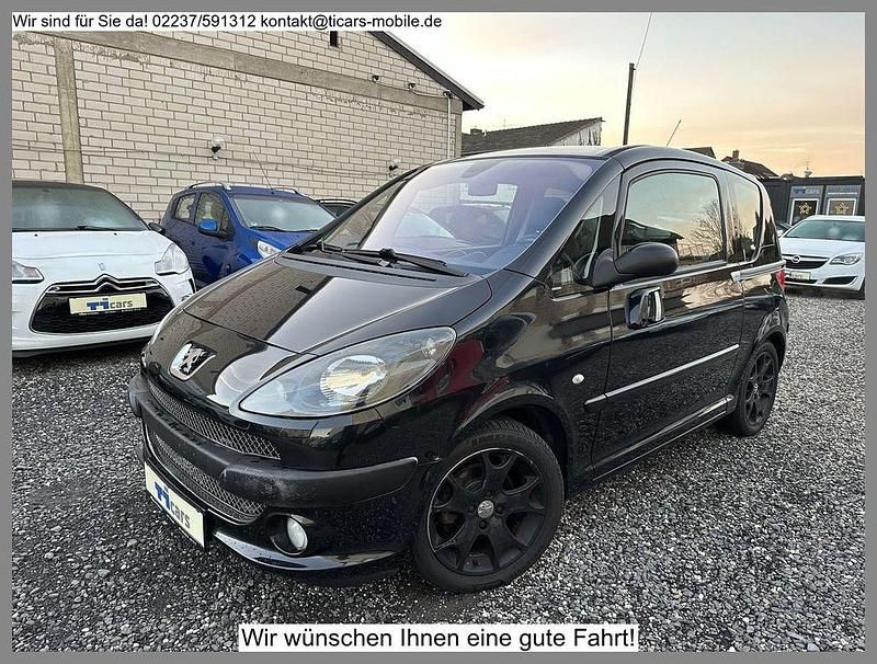 Farbe schwarz obsidien/metalli Gebraucht 2007 Peugeot 1007 RC Kleinwagen | 3.950 € (Fairer Preis) - Bild 1/4
