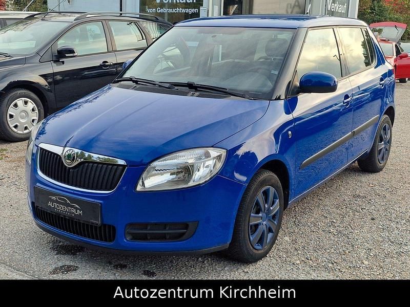 Blau Gebraucht 2008 Skoda Fabia Ambiente Kleinwagen | 3.490 € (Fairer Preis) - Bild 1/4