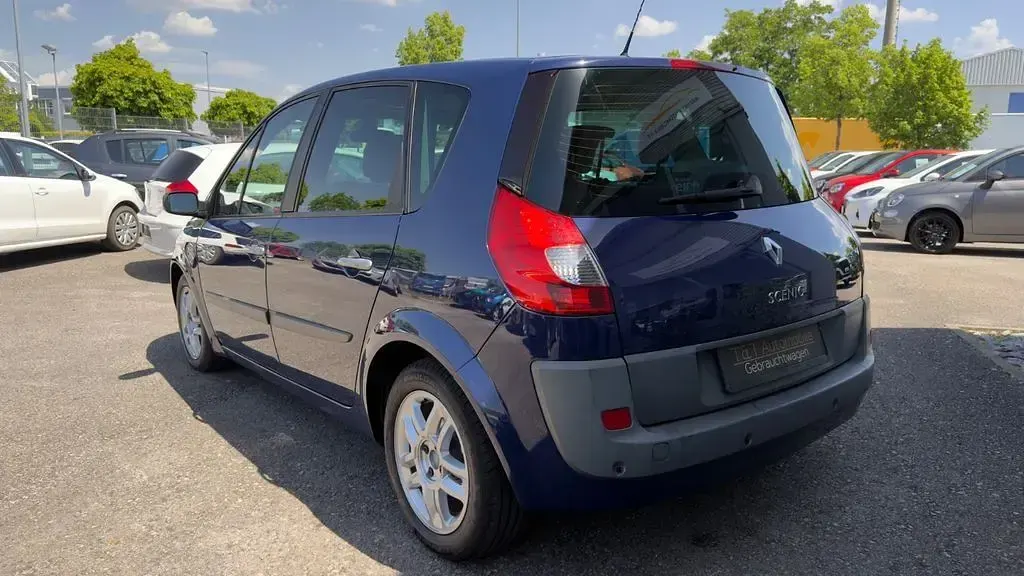 Gebraucht Renault Scénic II Exception 111 PS (81 kW) 2009 Blau Van / Kleinbus