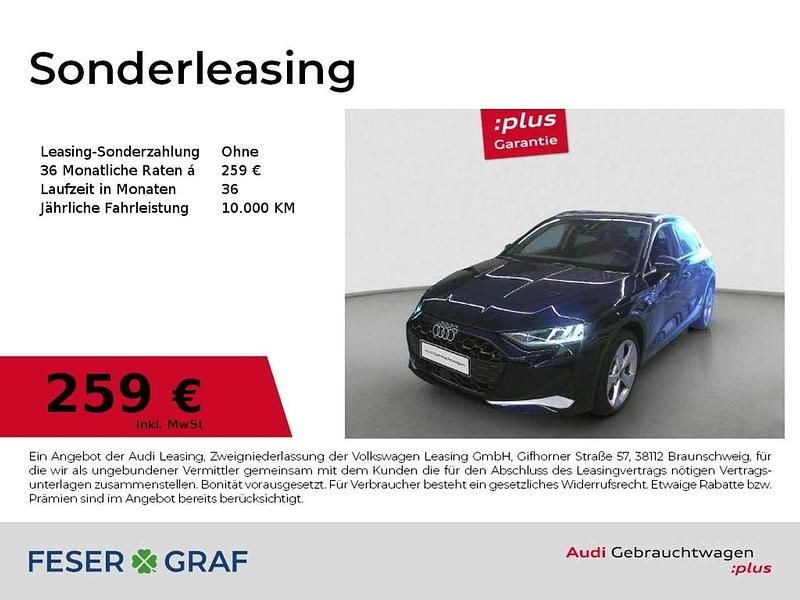 Navarrablau metallic Gebraucht 2025 Audi A3 Advanced Plus Limousine | 31.990 € (Guter Preis) - Bild 1/4