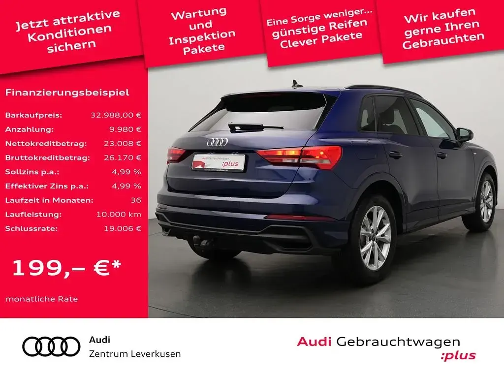 Gebraucht Audi Q3 S-Line 150 PS (110 kW) 2024 Blau SUV