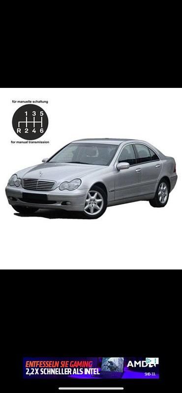 Gebraucht Mercedes C200 150 PS (110 kW) 2001 Silber Limousine