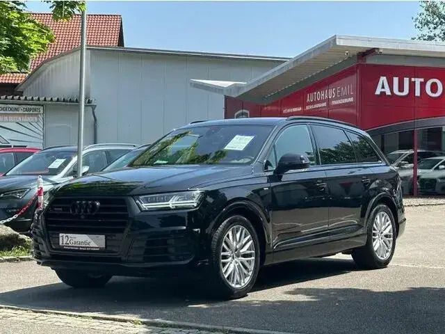 Schwarz Gebraucht 2018 Audi Q7 S-Line SUV | 41.300 € (Fairer Preis) - Bild 1/3