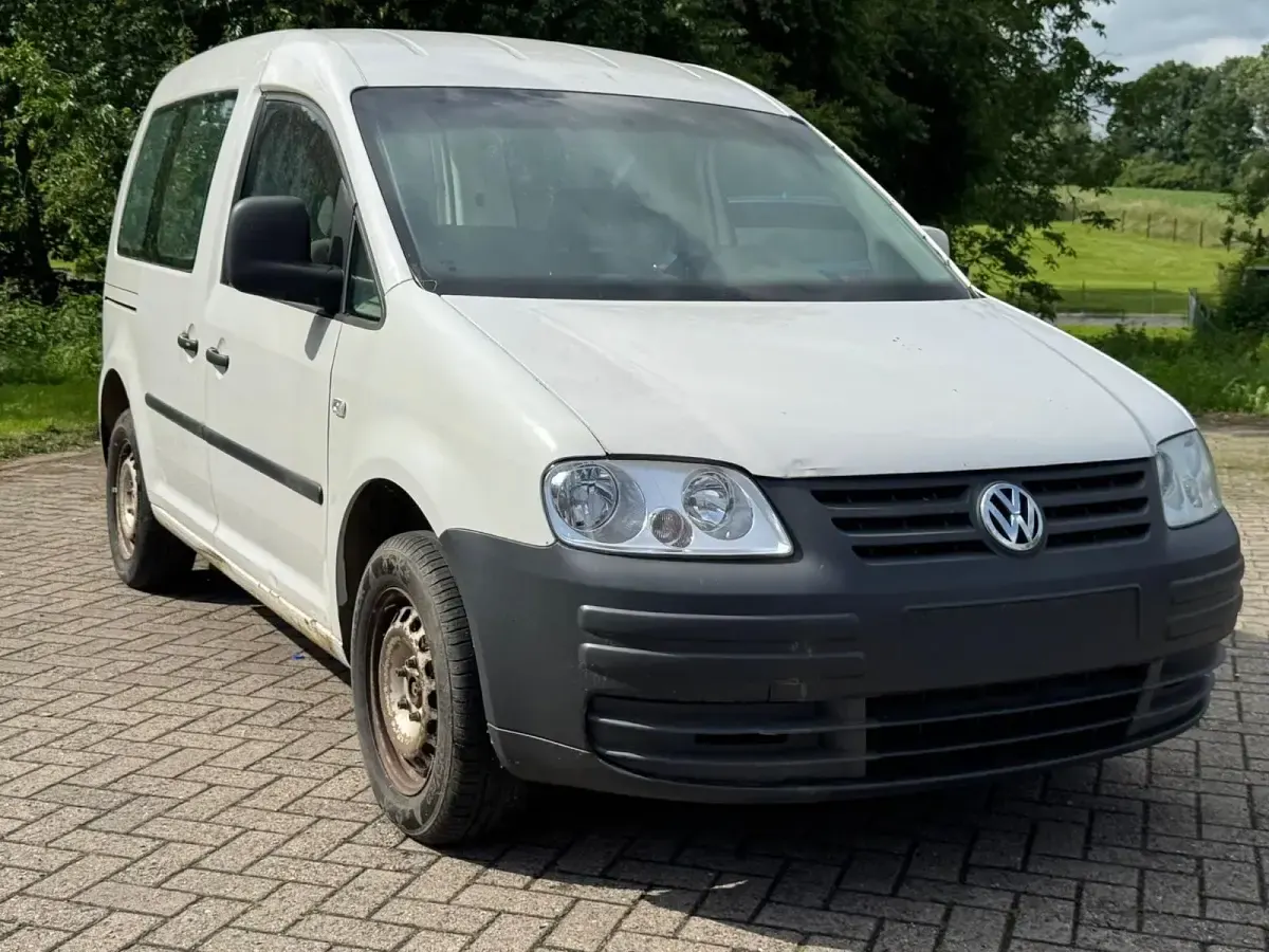 Gebraucht VW Caddy Life 69 PS (50 kW) 2005 Weiß Van / Kleinbus