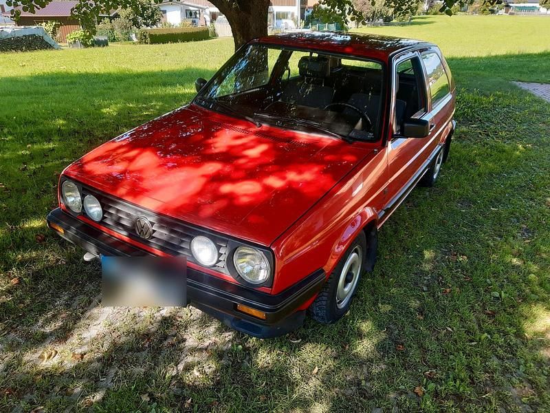 Gebraucht VW Golf II 60 PS (44 kW) 1990 Rot Kleinwagen
