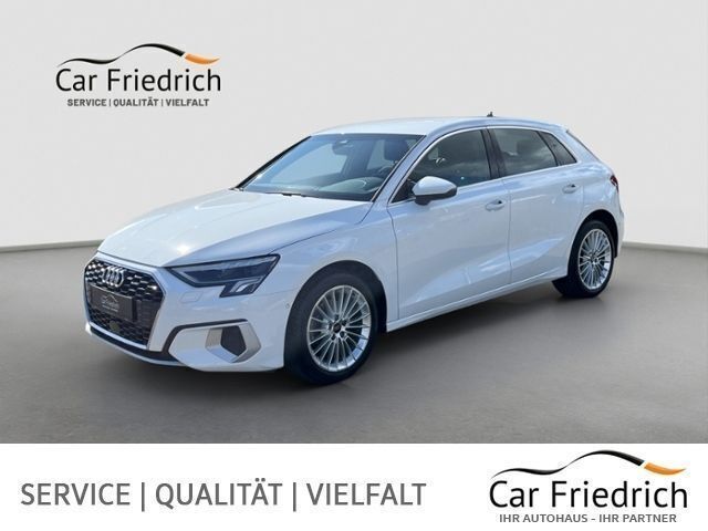 Weiß Gebraucht 2023 Audi A3 Sportback Advanced Limousine | 25.819 € (Fairer Preis) - Bild 1/4