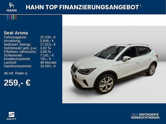 Gebraucht Seat Arona FR 110 PS (80 kW) 2024 "nevada" weiss SUV