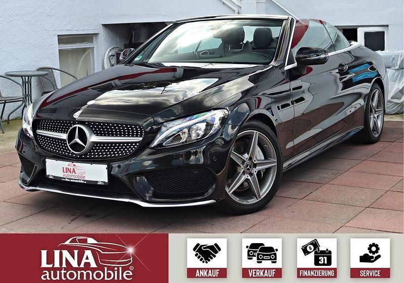 Schwarz Gebraucht 2017 Mercedes C300 AMG Cabrio | 27.980 € (Fairer Preis) - Bild 1/4