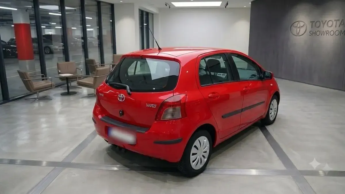 Gebraucht Toyota Yaris 69 PS (50 kW) 2007 Rot Kleinwagen