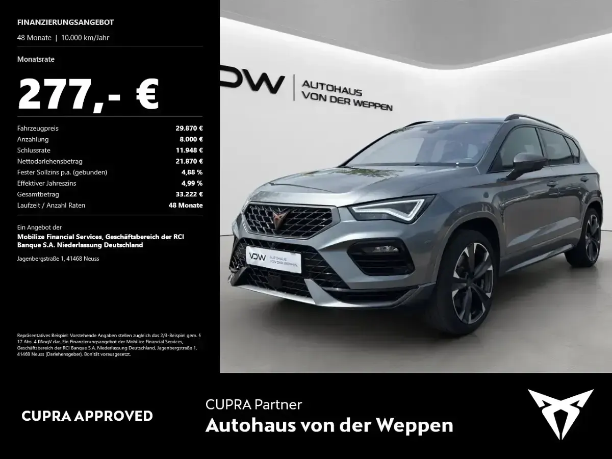 Gebraucht Cupra Ateca VZ 300 PS (220 kW) 2024 SUV