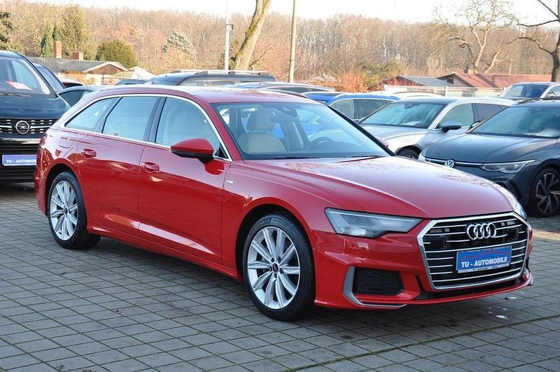 Tangorot metallic Gebraucht 2022 Audi A6 S-Line Kombi | 35.490 € (Guter Preis) - Bild 1/4