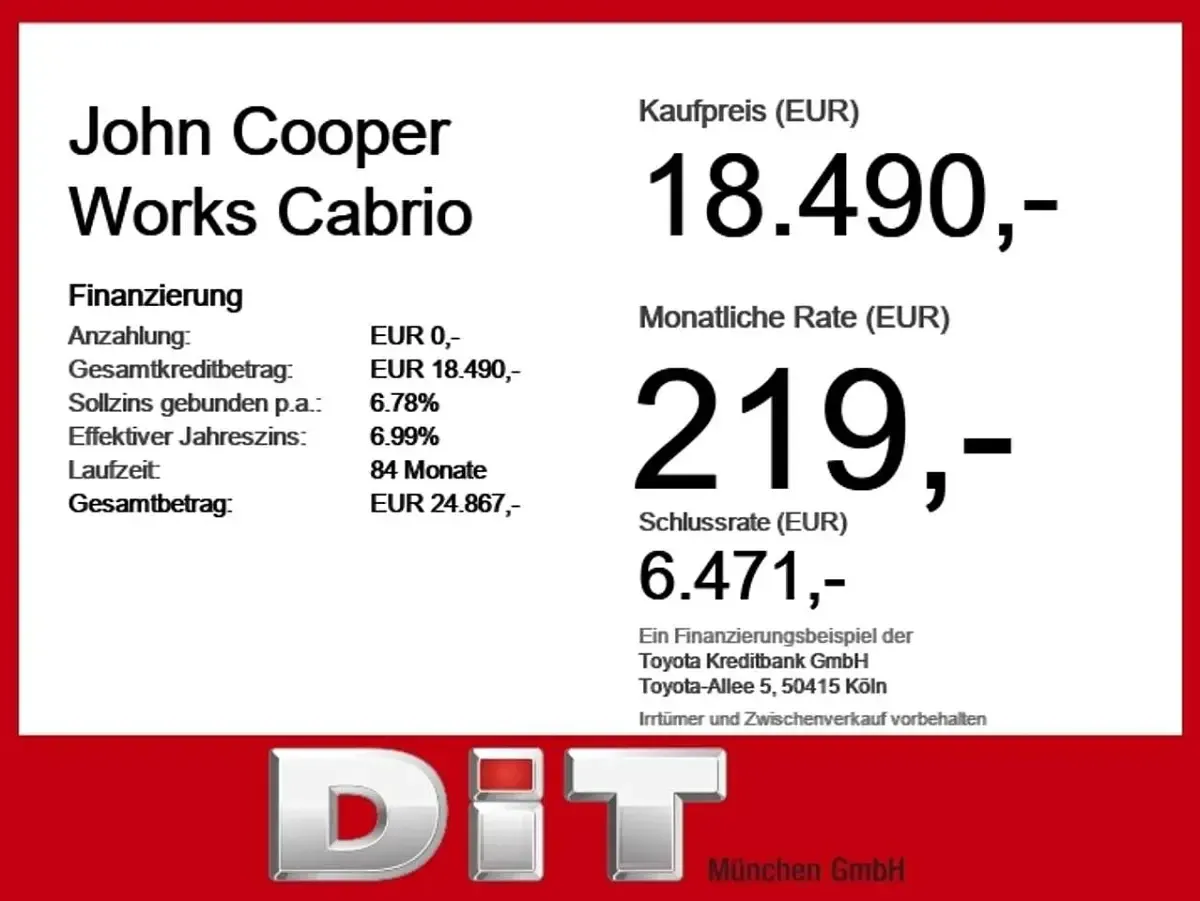 Gebraucht Mini John Cooper Works Cabriolet 231 PS (169 kW) 2016 Thunder grey metallic (metallic) Cabrio