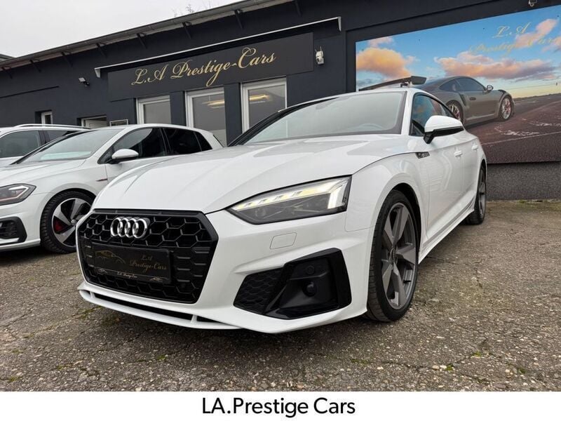 Ibisweiß Gebraucht 2021 Audi A5 Sportback S-Line Limousine | 26.890 € (Superpreis) - Bild 1/4
