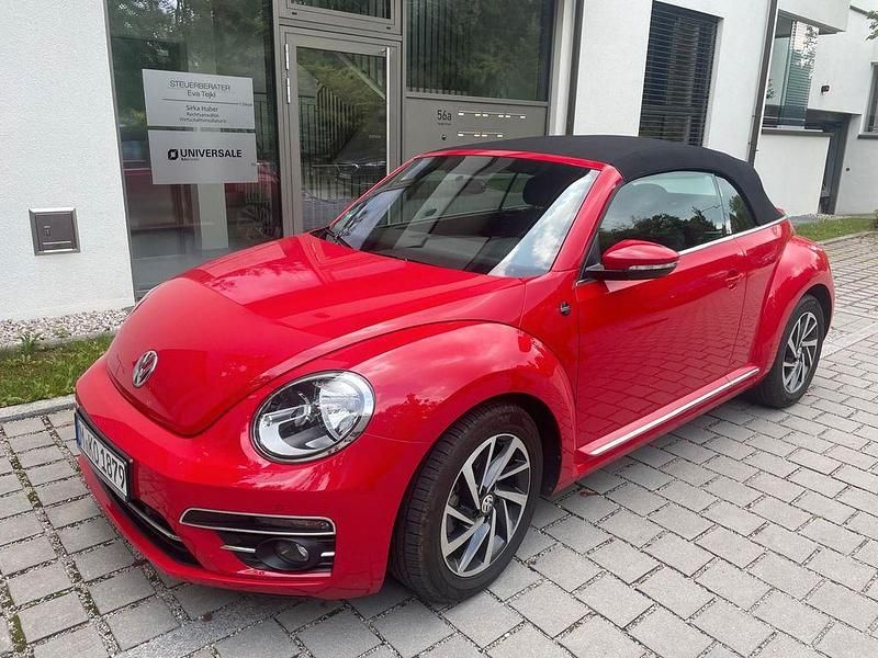 Rot Gebraucht 2018 VW Beetle Design Cabrio | 22.900 € (Etwas zu teuer) - Bild 1/4