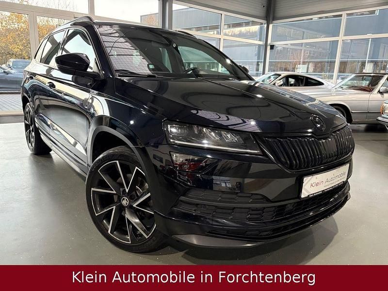 Schwarz Gebraucht 2020 Skoda Karoq SportLine SUV | 23.790 € (Fairer Preis) - Bild 1/4