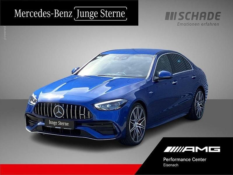 Blau Gebraucht 2024 Mercedes C43 AMG AMG Limousine | 58.850 € (Fairer Preis) - Bild 1/4