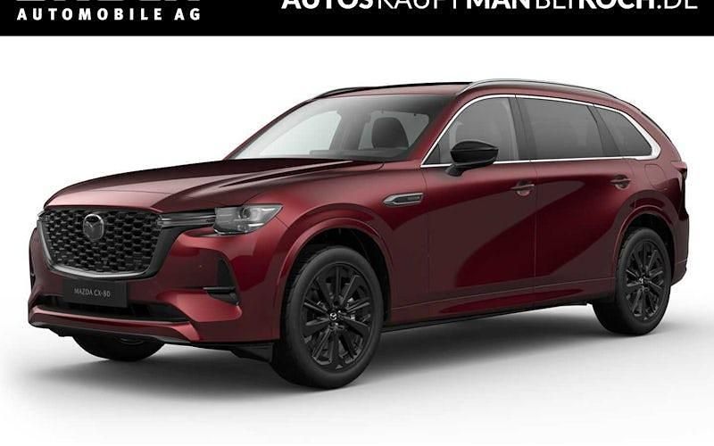 Rot Gebraucht 2025 Mazda CX-80 Homura-Line SUV | 57.580 € (Fairer Preis) - Bild 1/4