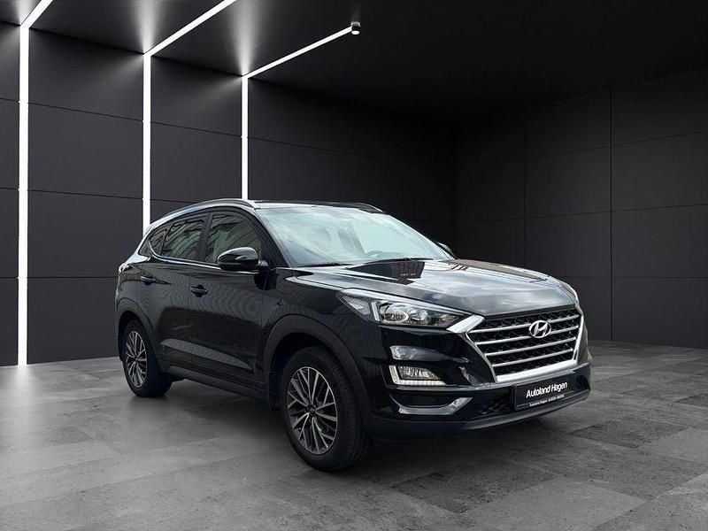 Schwarz Gebraucht 2021 Hyundai Tucson Trend SUV | 19.490 € (Superpreis) - Bild 1/4