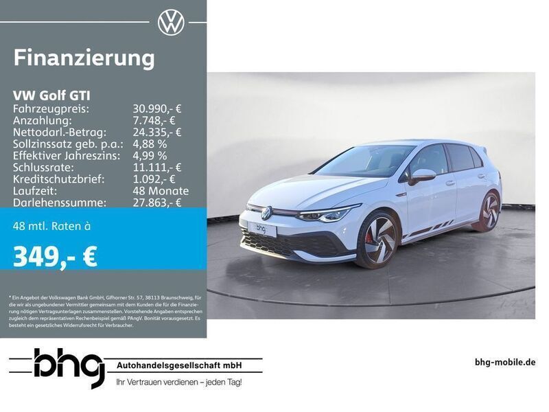 Weiß Gebraucht 2022 VW Golf VIII GTI Clubsport Limousine | 30.990 € (Superpreis) - Bild 1/4