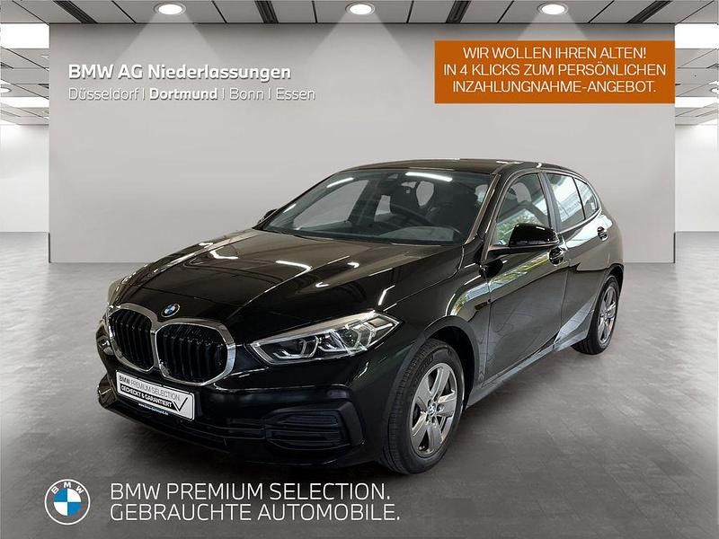 Schwarz Gebraucht 2022 BMW 118 Advantage Kleinwagen | 21.199 € (Fairer Preis) - Bild 1/4