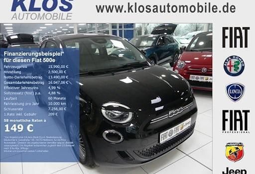 Gebraucht Fiat 500e Icon 86 kW (118 PS) 2022 Schwarz Limousine