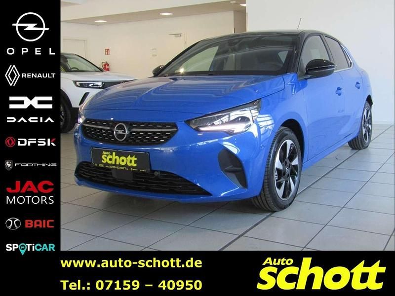 Lackierung voltaic blue met/ty Gebraucht 2023 Opel Corsa-e Elegance Kleinwagen | 28.990 € - Bild 1/4