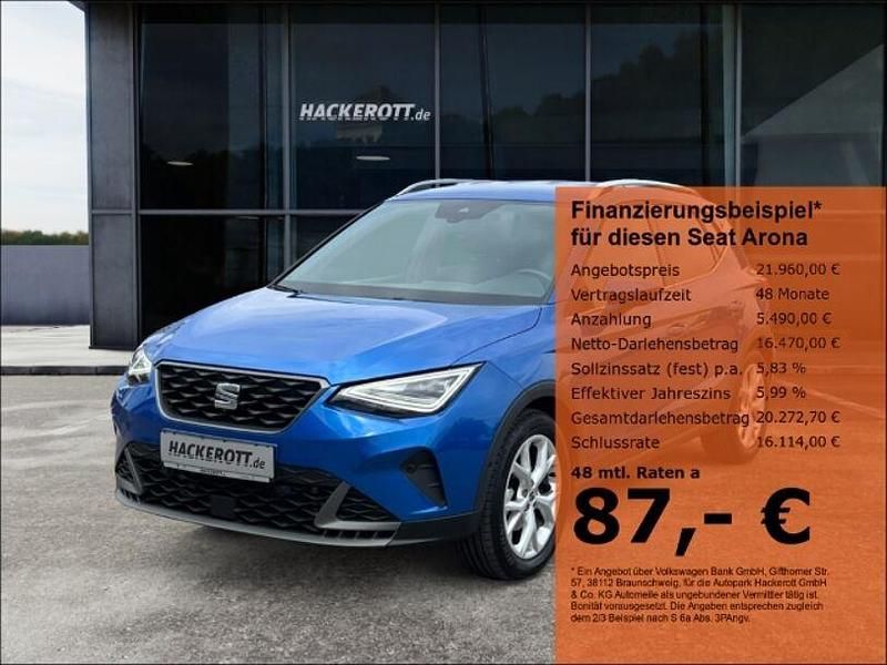 Blau Gebraucht 2024 Seat Arona FR SUV | 24.680 € (Teuer) - Bild 1/4