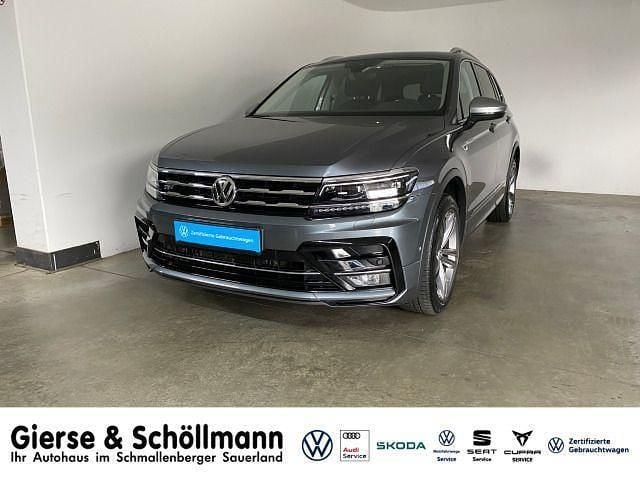 Grau Gebraucht 2021 VW Tiguan Allspace Highline SUV | 34.950 € (Fairer Preis) - Bild 1/4