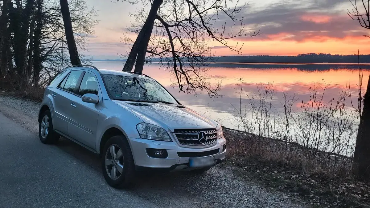 Gebraucht Mercedes ML320 2008 Silber SUV