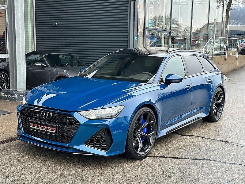 Blau Gebraucht 2025 Audi RS6 Performance Kombi | 130.000 € (Fairer Preis) - Bild 1/4