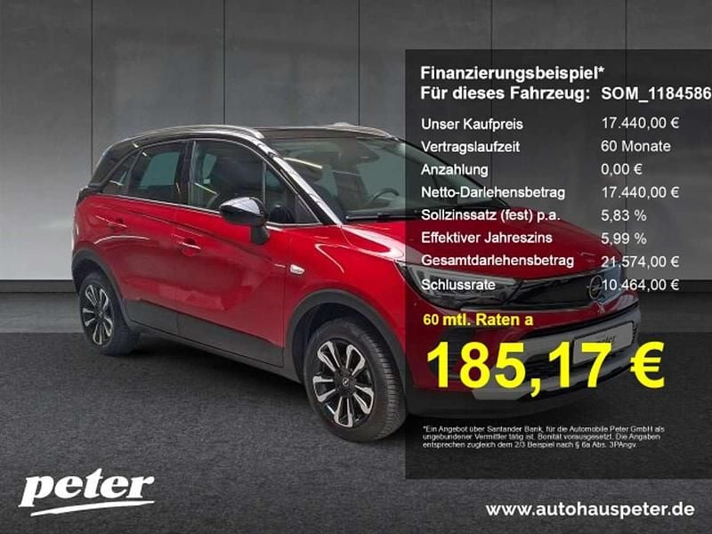 Lackierung peperoncino red/ kl Gebraucht 2024 Opel Crossland X Elegance SUV | 17.440 € (Guter Preis) - Bild 1/4