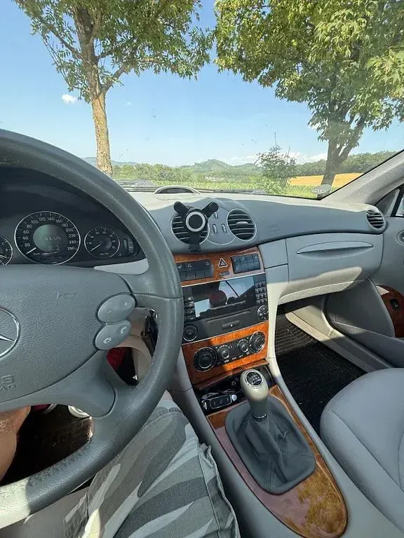 Gebraucht Mercedes CLK200 Elegance 163 PS (119 kW) 2005 Blau Coupé
