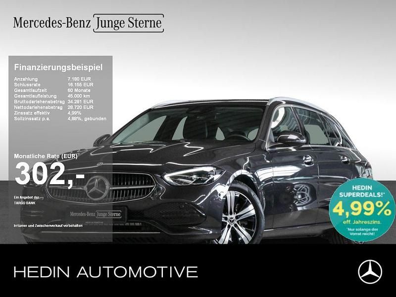 Grau Gebraucht 2024 Mercedes C200 Avantgarde Kombi | 35.900 € (Guter Preis) - Bild 1/4