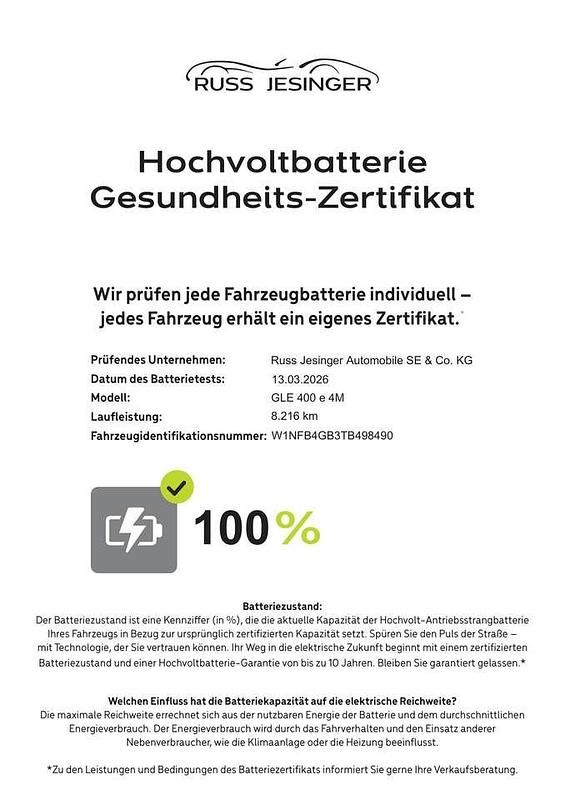 Gebraucht Mercedes GLE400 AMG 252 PS (185 kW) 2025 Manufaktur lack manufaktur opa SUV