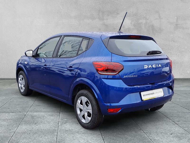Neu Dacia Sandero Expression 91 PS (66 kW) 2025 Blau Kleinwagen