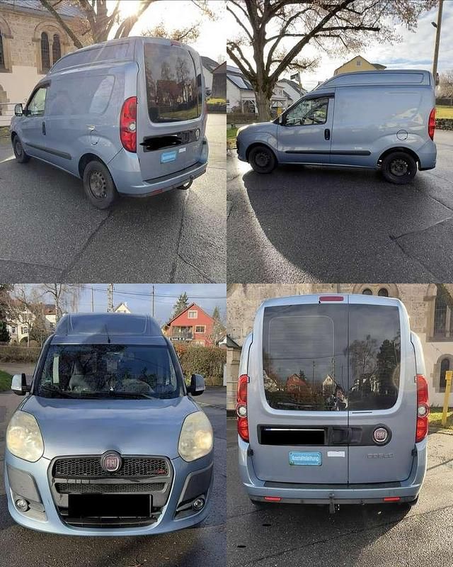 Gebraucht Fiat Doblò 101 PS (74 kW) 2010 Blau Van / Kleinbus