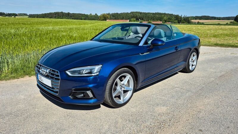 Blau Gebraucht 2018 Audi A5 Cabriolet Sport Cabrio | 24.900 € (Superpreis) - Bild 1/4