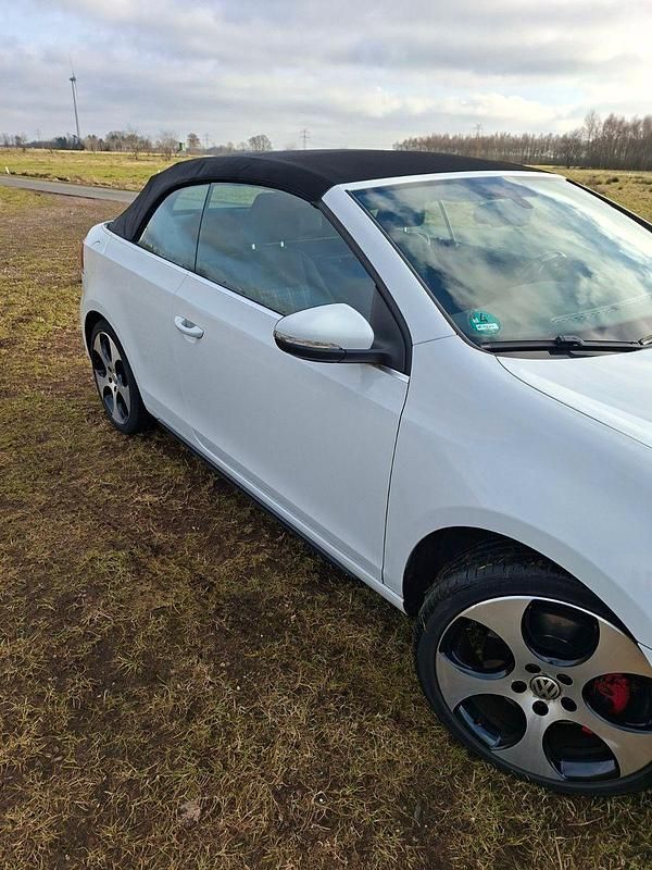 Gebraucht VW Golf Cabriolet GTI 211 PS (155 kW) 2014 Weiß Cabrio