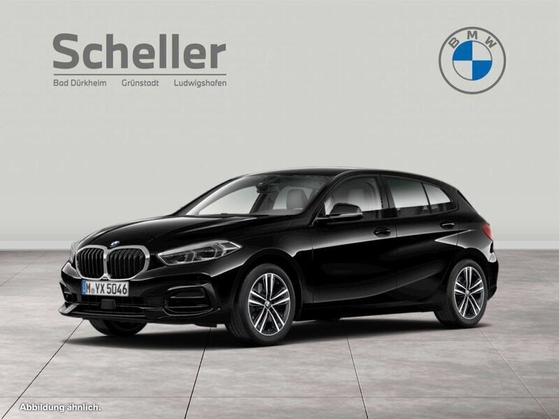Schwarz Gebraucht 2022 BMW 118 Sport Line Kleinwagen | 25.900 € (Fairer Preis) - Bild 1/3