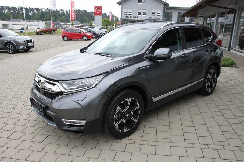Modern steel metallic Gebraucht 2021 Honda CR-V Hybrid SUV | 27.900 € (Fairer Preis) - Bild 1/4