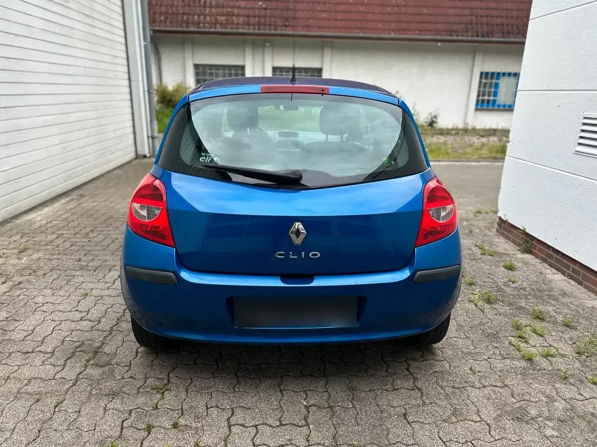 Gebraucht Renault Clio II 2007 Blau Kleinwagen