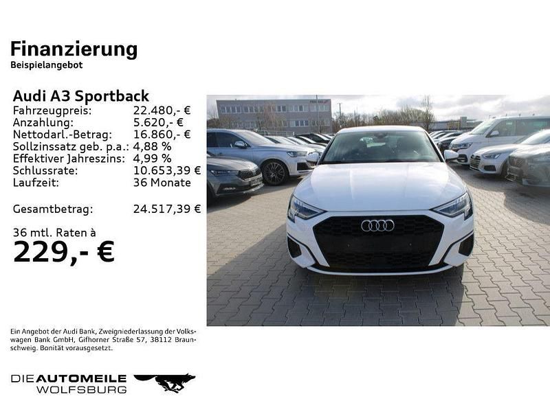 Second-hand Audi A3 150 CP (110 kW) 2023 Alb Berlinǎ