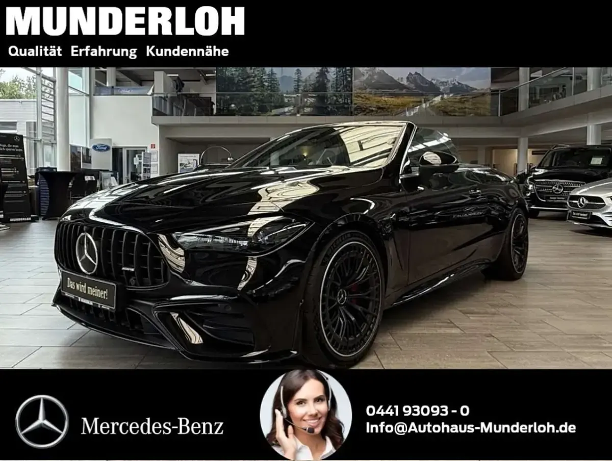 Gebraucht Mercedes CLE53 AMG Premium Plus 449 PS (330 kW) 2024 Obsidianschwarz metallic Cabrio