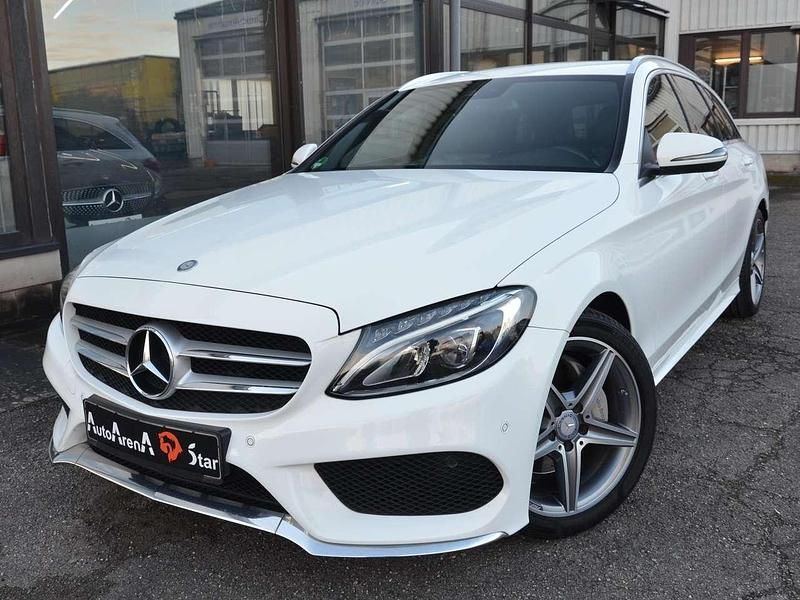 Polarweiss Gebraucht 2017 Mercedes C180 AMG Kombi | 17.990 € (Fairer Preis) - Bild 1/4