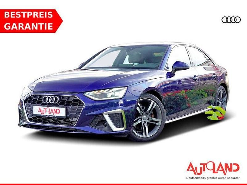 Blau Gebraucht 2020 Audi A4 S-Line Limousine | 32.950 € (Etwas zu teuer) - Bild 1/4
