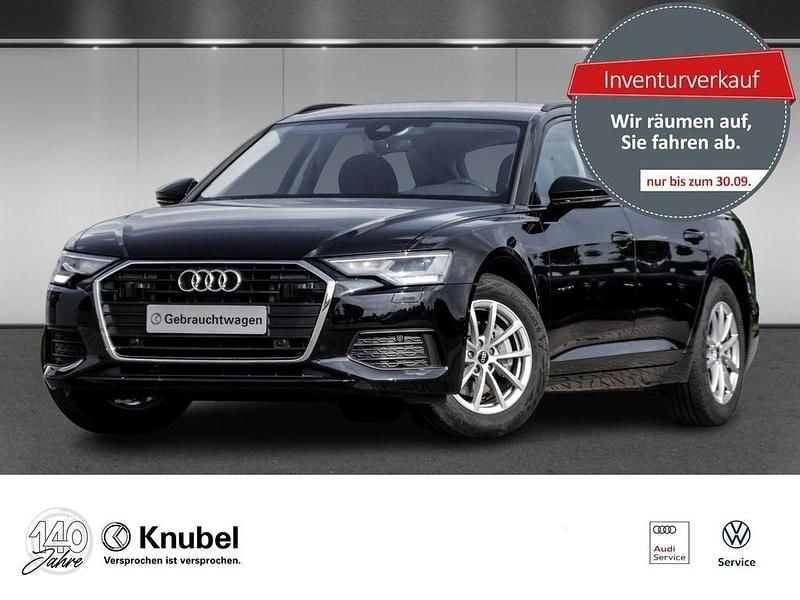 Mythosschwarz metallic Gebraucht 2022 Audi A6 Kombi | 30.950 € (Superpreis) - Bild 1/4